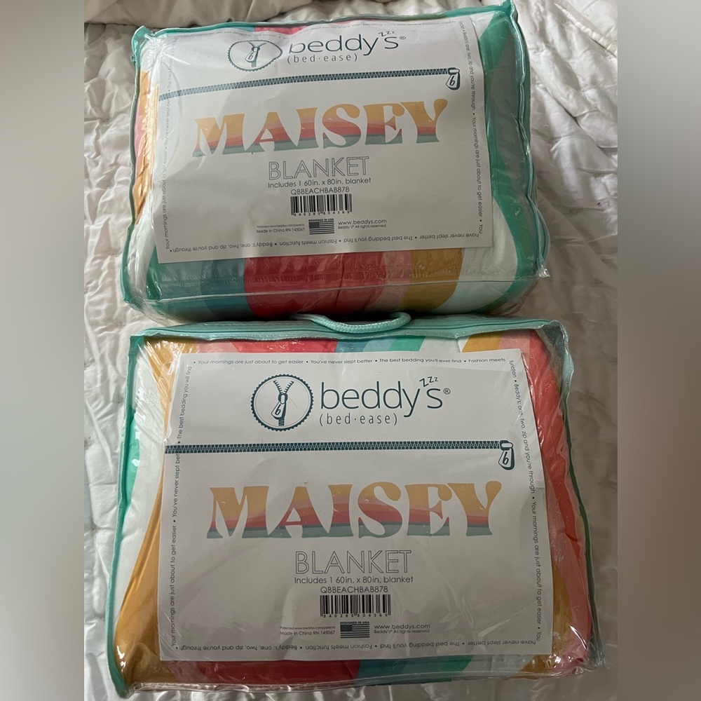 Maisey Blanket - Colorful Stripes